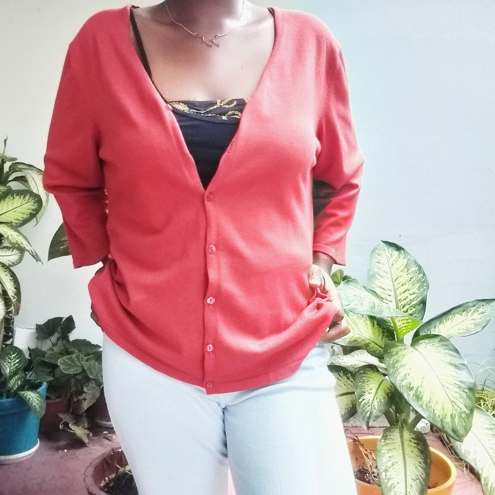 Cable and Gauge Cardigan Sweater